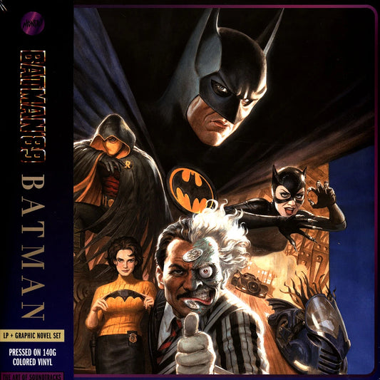 Danny Elfman - Batman '89 (Original Motion Picture Score) (Butterfly Effect Colored Vinyl, graphic novel, hardcover tie-in hardcover clamshell box set)