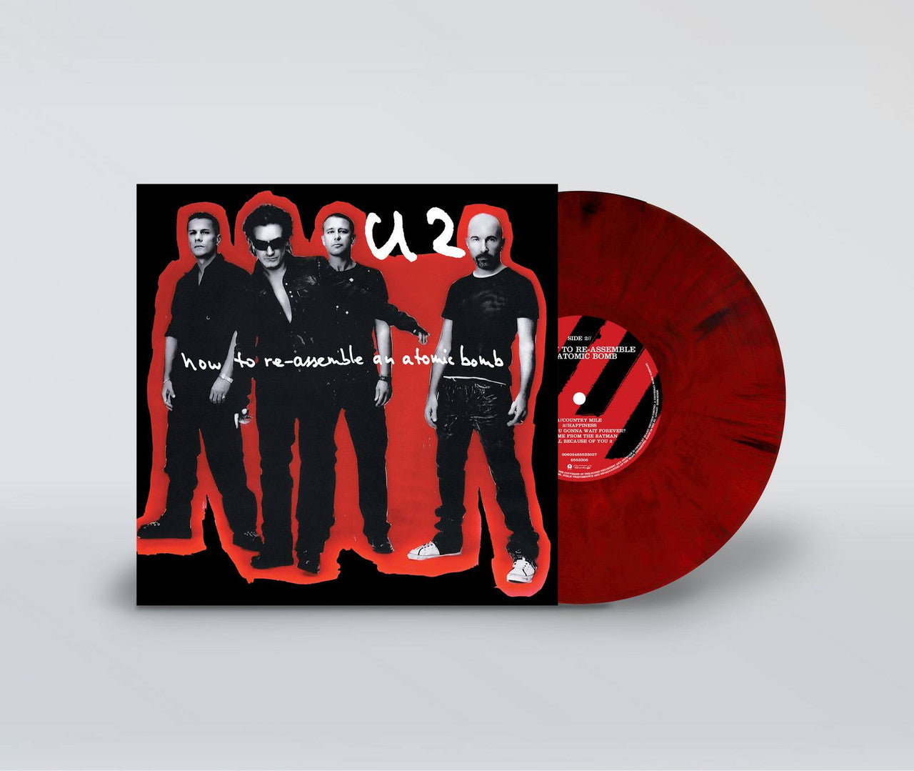 U2 - How To Re-Assemble An Atomic Bomb (Black and Red Marble Vinyl) (RSD Black Friday 2024)