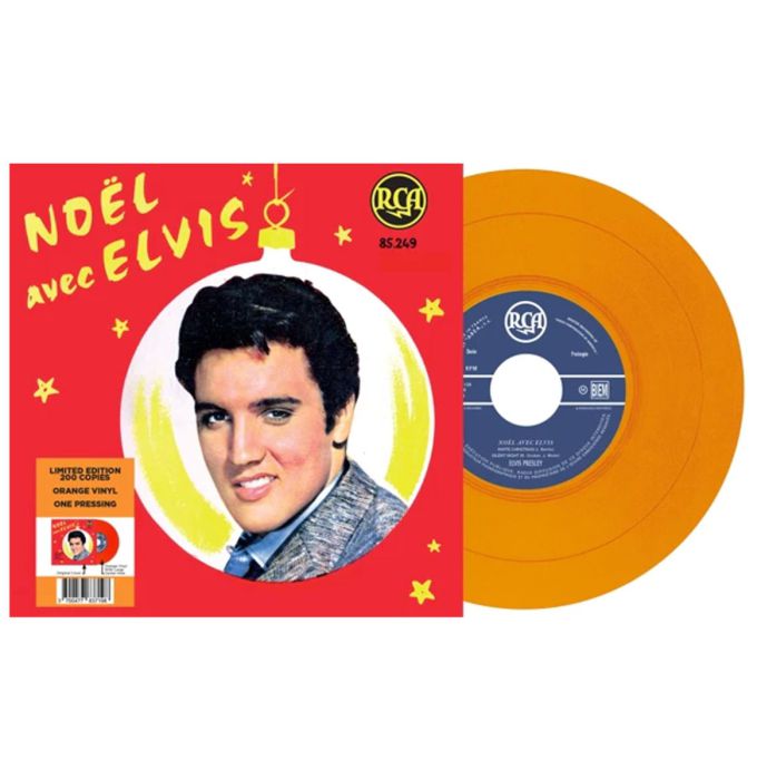 Elvis Presley - Noel Avec Elvis [7''] (Orange Vinyl)