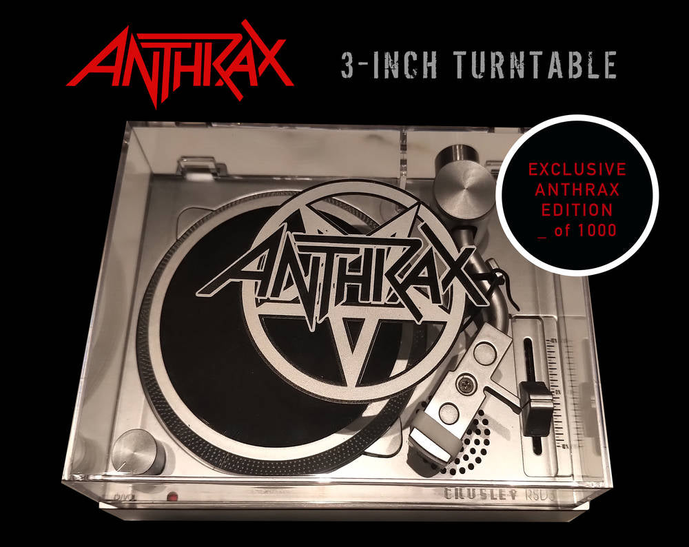 ANTHRAX CROSLEY 3 Inch RSD Turntable