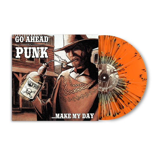 VARIOUS ARTISTS - GO AHEAD PUNK...MAKE MY DAY (ORANGE SPLATTER VINYL) (RSD)