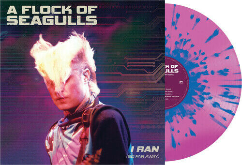 A Flock Of Seagulls - I Ran (So Far Away) LP (Blue Splatter Pink Colored Vinyl